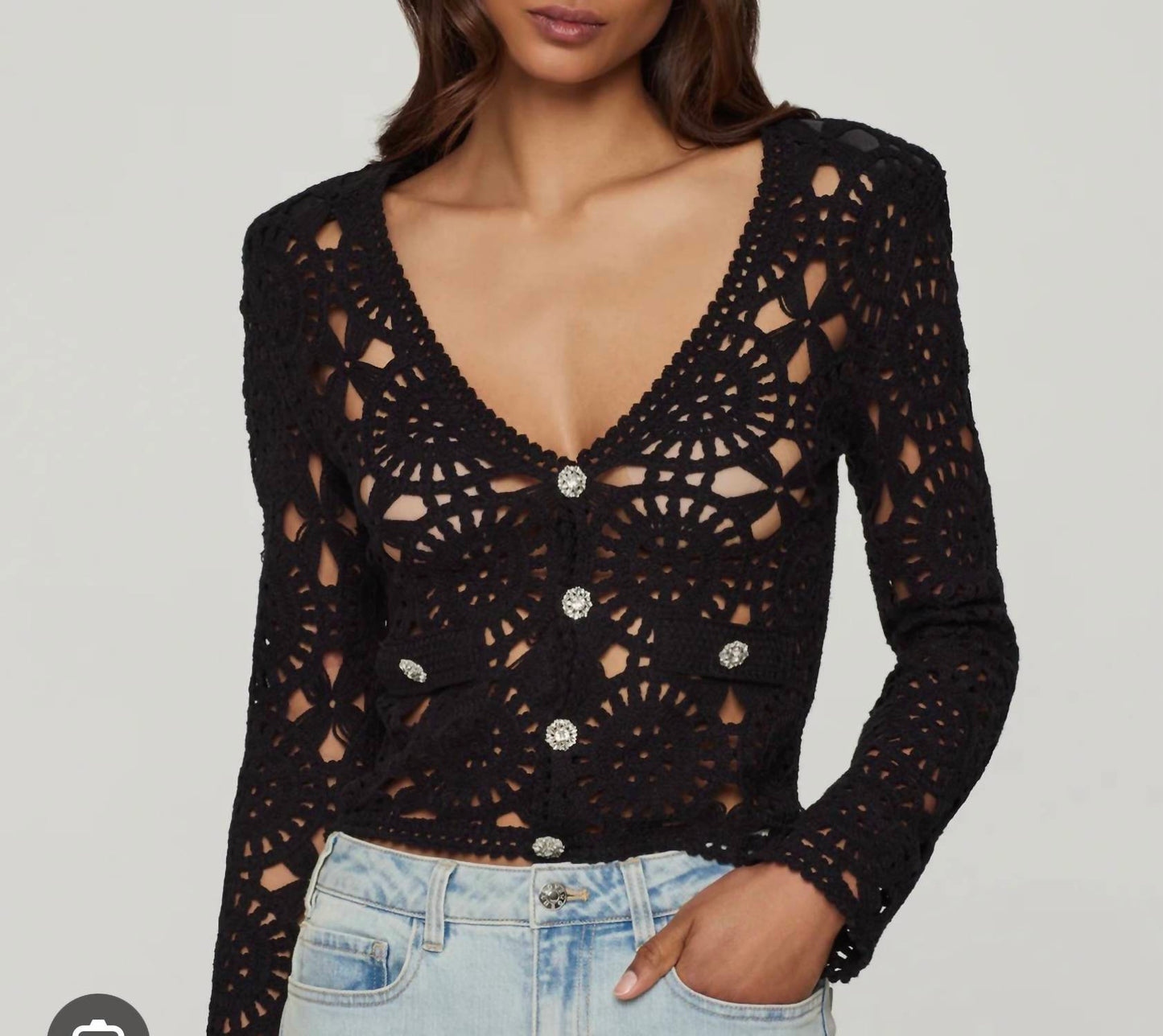 Generation Love - Melody Crochet Cardigan