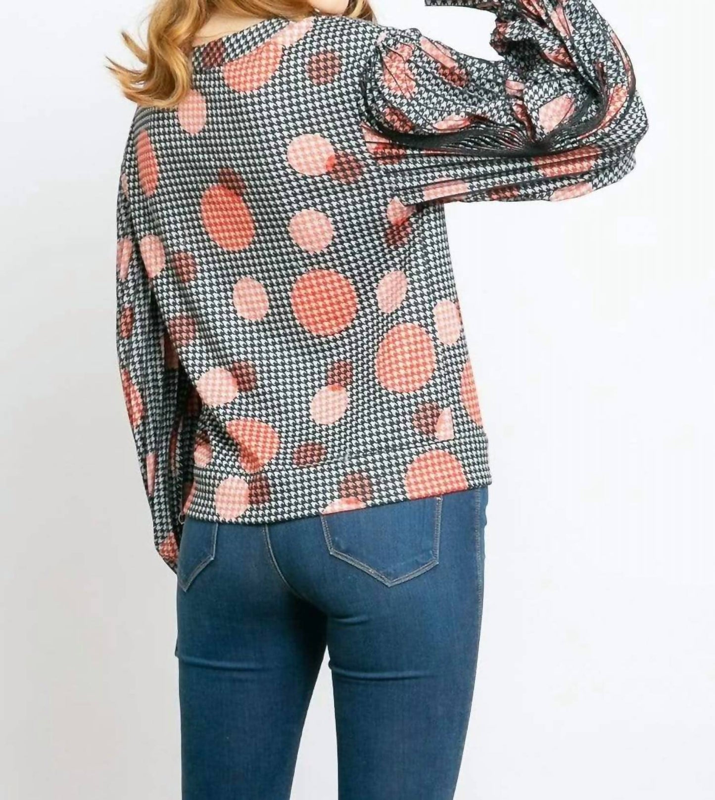 Eva Franco - Hart Pleated Sleeve Top