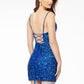 Ashleylauren - V-neck Cocktail Dress