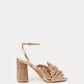 Loeffler Randall - WOMEN'S CAMELLIA PLEATED BOW HEEL SANDAL