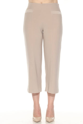 Joseph Ribkoff - Pull On Cropped Wide Leg Pants