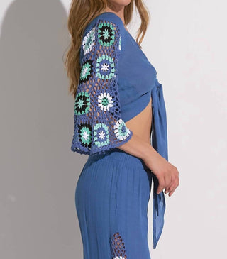 Elan - Palma Crochet Tie Top