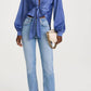 Susana Monaco - Matte Satin Tie Blouse