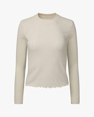 We Wore What - Long Sleeve Pointelle Pajama Top