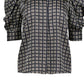Bishop + Young - Heritage Print Quarter Ruched Sleeve Top