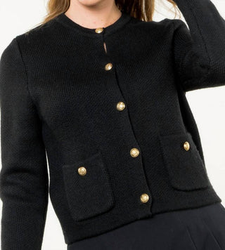 Thml - Gold Button Cardi