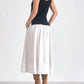 Elan - Tank Top Cotton Skirt Midi Dress