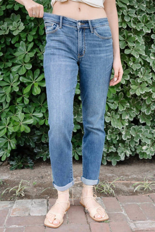 Judy Blue - Mid-rise Boyfriend Jeans