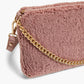 Like Dreams - Women's Demi Faux Fur Sherpa Envelope Shoulder Bag