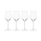 Creative Gifts International - White Wine Glasses - Set of 4
