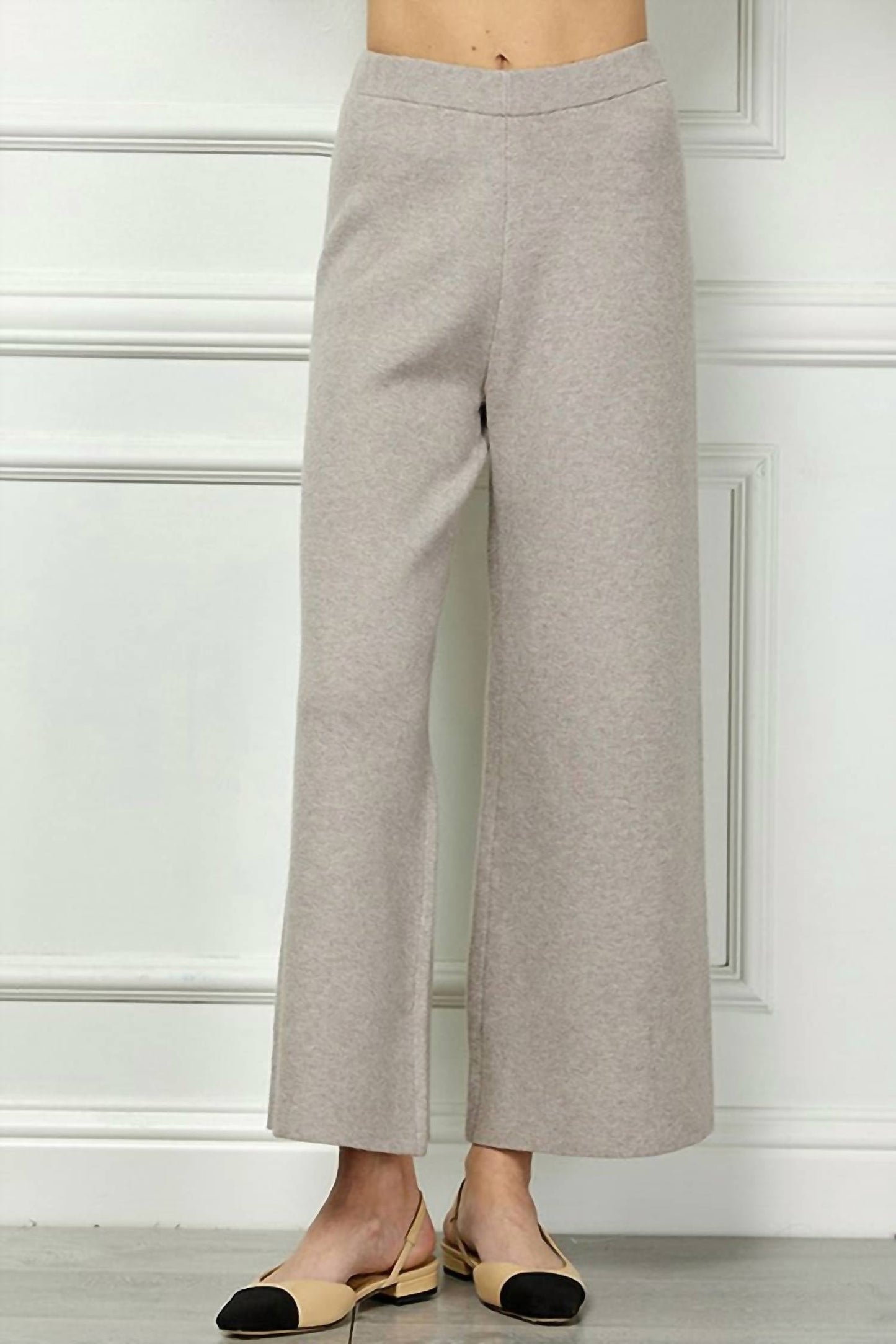 Amongst Others - Match Made Cropped Wide Sweater Pant