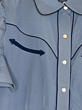 Crazy Consuela - Pearl Snap Blouse