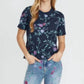 Driftwood - Cordiela Navy Embroidered Tee