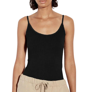 Enza Costa - Stretch Silk Knit Rib Essential Tank