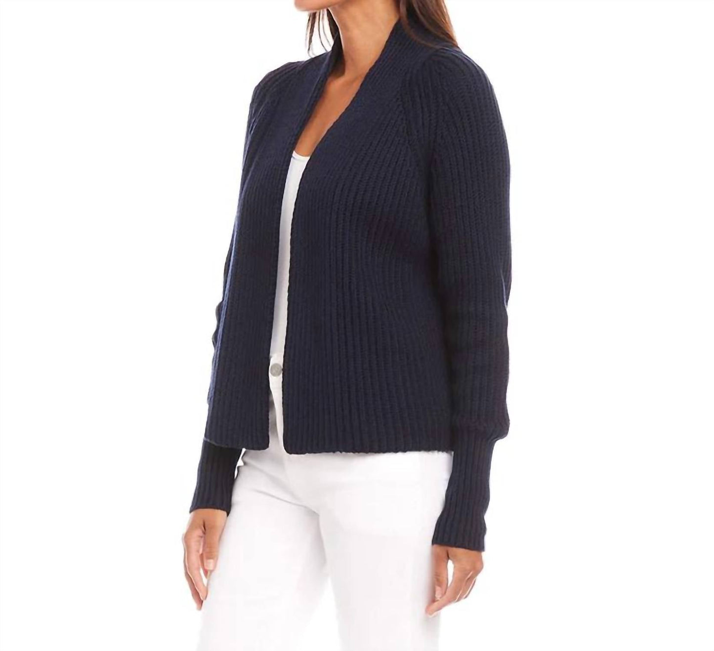 Karen Kane - Cropped Cardigan Sweater