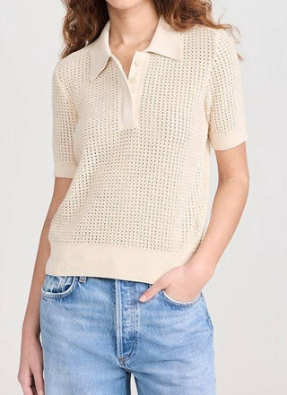 Clare V. - Augustine Crochet Polo