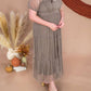 Blu Pepper - Flirty In Neutrals Dress