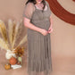 Blu Pepper - Flirty In Neutrals Dress