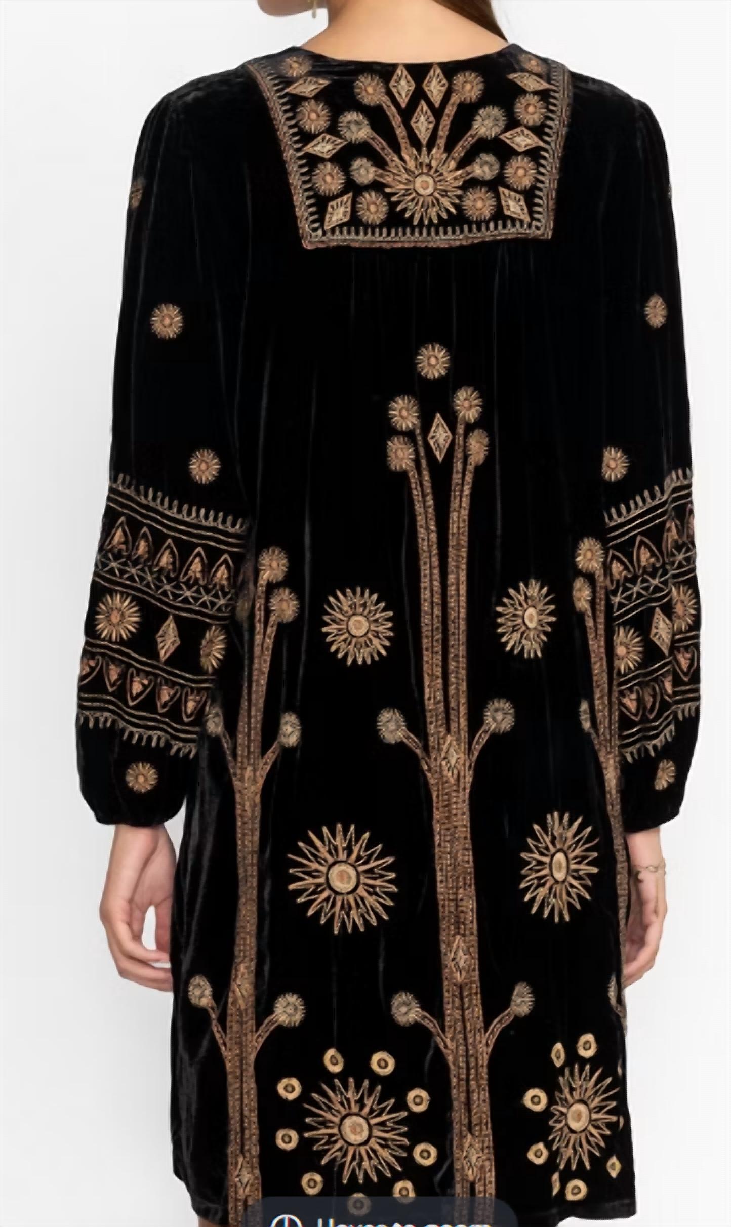 Johnny Was - Heidi Velvet Yoke Dress
