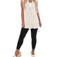Allie Rose - Long Run Linen Jacket Vest