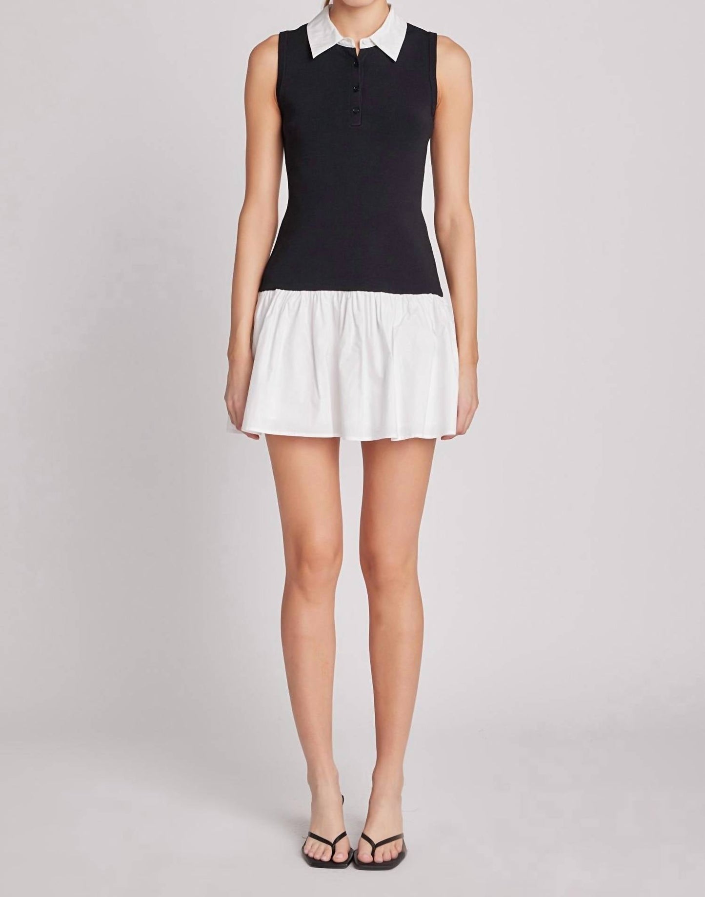 2.7 August Apparel - Hallie Mixed Media Dress