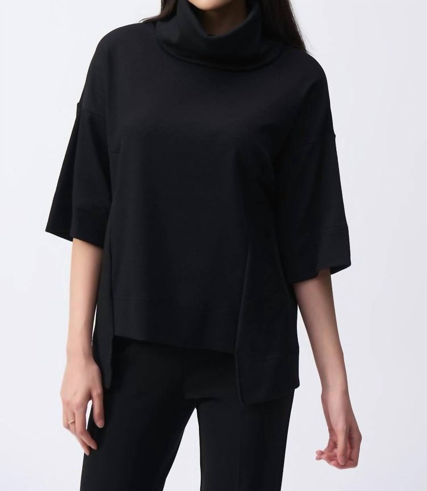 Joseph Ribkoff - Needle Rib Long Boxy Top