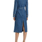 L'Agence - Bradley Denim Trench Coat