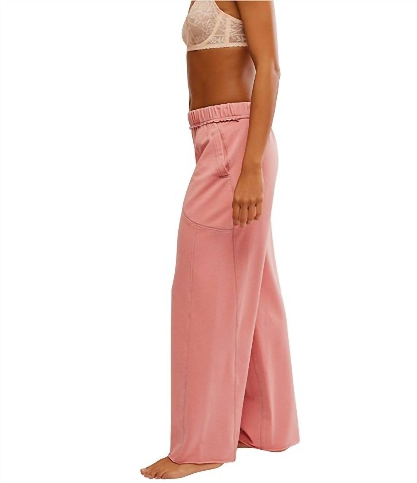 Free People - Don't Wait Up Wide-leg Lounge Pant