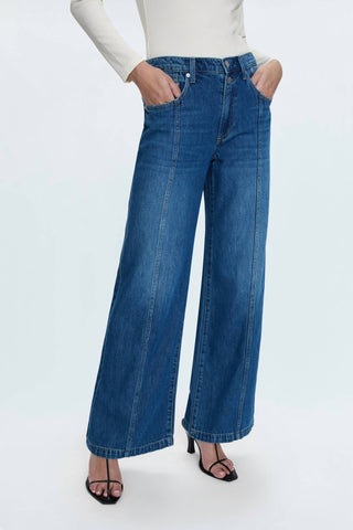 Pistola - Jaydn Low Slung Palazzo Jeans