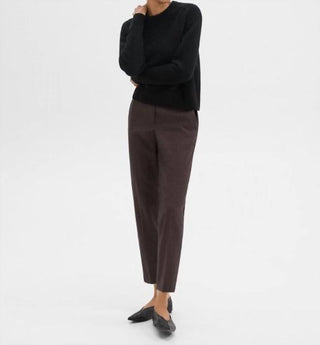Theory - Treeca Pull-On Pant in Admiral Crepe