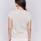 Charlie B - Cap Sleeve Tee with Chest Pocket Detail