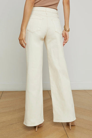 L'Agence - Women's Alicent High Rise Sneaker Flare Jeans