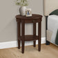 Accent Table, 2 Tier, Transitional - Espresso