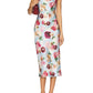Fleur Du Mal - Draped Neck Mid-length Slip Dress
