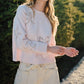 Aaron & Amber - Lace Bow Spring Sweater