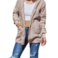Double Take - Full Size Teddy Hooded Jacket with Pockets