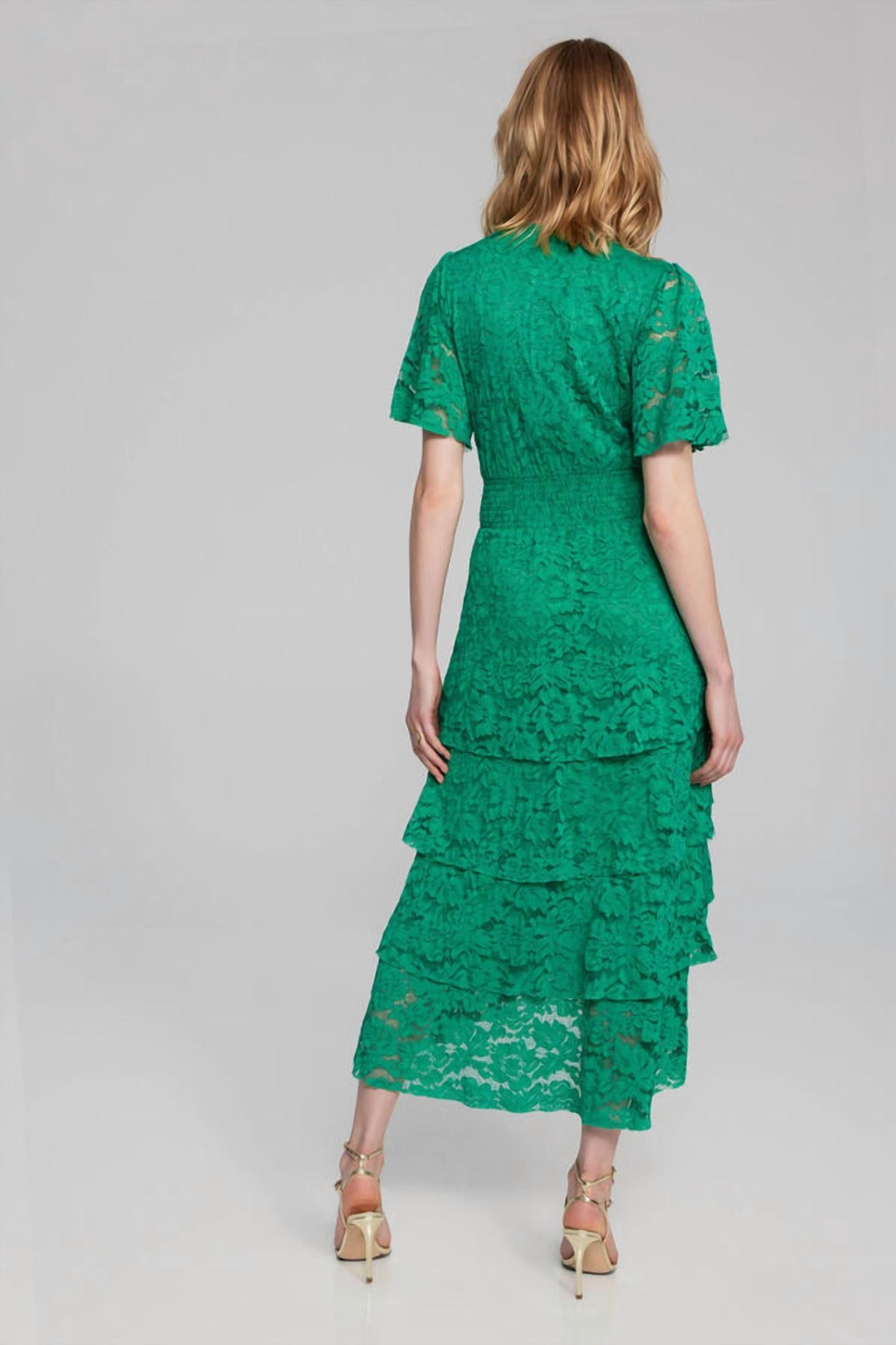 Joseph Ribkoff - Floral Lace Midi Dress