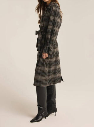 Z Supply - Jackie Plaid Trench Coat