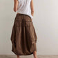 Free People - Willow Poplin Maxi Skirt