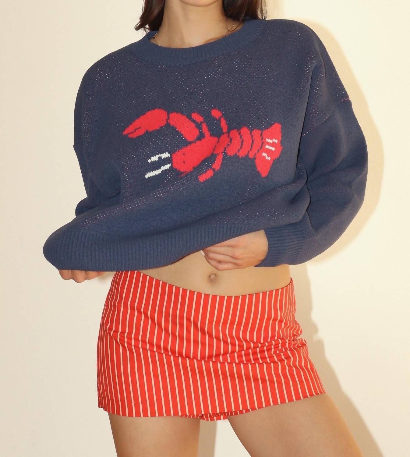 Bailey Rose - Lobster Crewneck Sweater