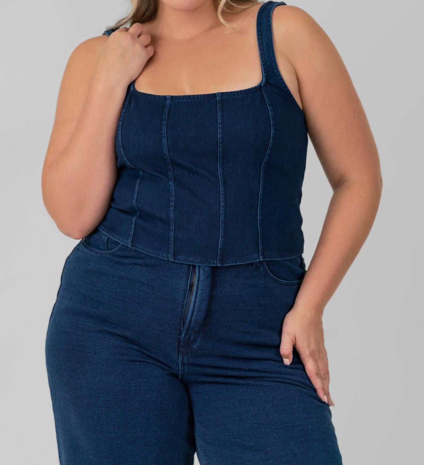 Good American - Soft Sculpt Corset Tank