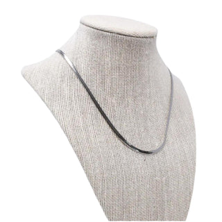 Mary Kathryn Designs - Women Skinny Herringbone Necklace