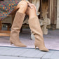 Free People - Women's Kiki Kitten Heel Suede Boot