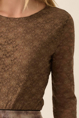 Promesa - Lace Woven Bodysuit