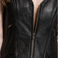 Lesa Collection - Cowhide Leather Braided Vest