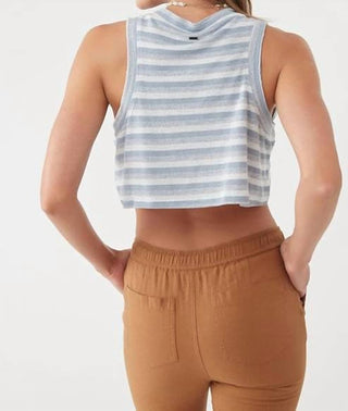 O'Neill - Knit Button Crop Tank Top