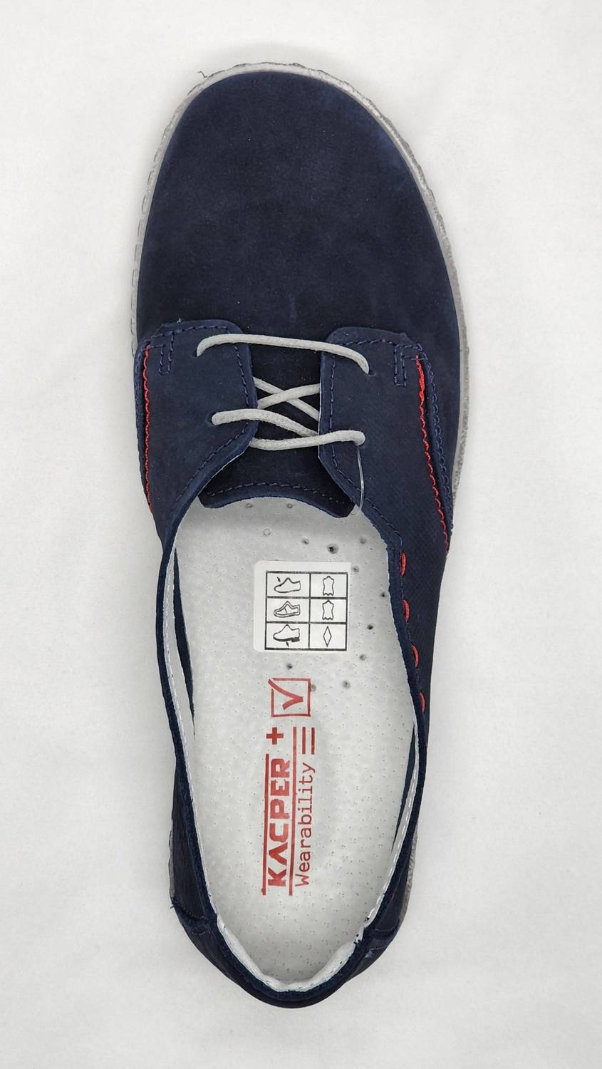 Kcr Group - Women's Lightweight Leather Low-Top Shoes
