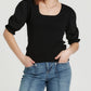 Another Love - Lenore Puffed Short Sleeves Top
