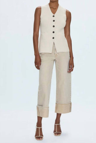 Pistola - Ryder High Rise Cuffed Straight Leg Jean