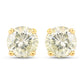 1.24 Carat Genuine LB Diamond 14K Yellow Gold Earrings